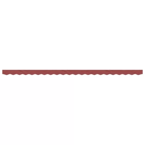  burgundi vörös csíkos pótszövet napellenzőszegélyhez 5 m