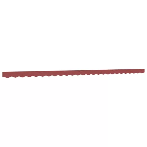  burgundi vörös csíkos pótszövet napellenzőszegélyhez 6 m