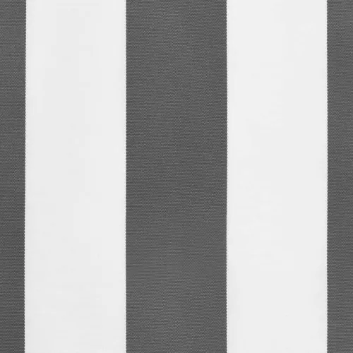  antracitszürke fehér csíkos pótszövet napellenzőszegélyhez 4 m