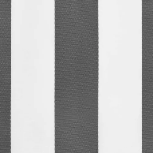  antracitszürke fehér csíkos pótszövet napellenzőszegélyhez 4,5m