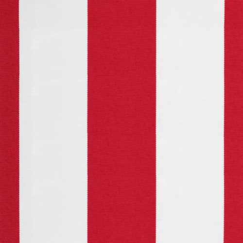  piros és fehér csíkos pótszövet napellenzőszegélyhez 3 m