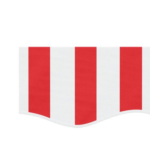  piros és fehér csíkos pótszövet napellenzőszegélyhez 3,5 m