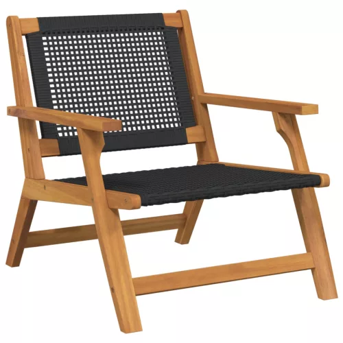  Kerti bútor 2 pcs Fekete 67 x 78 x 73 cm Tömör Akácfa