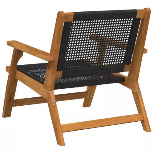  Kerti bútor 2 pcs Fekete 67 x 78 x 73 cm Tömör Akácfa