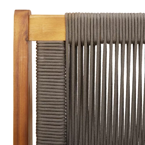  2 db Kerti szék Szürke 67x78x73 cm Tömör akácfából