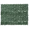  sötétzöld leveles erkélyparaván 200 x 150 cm