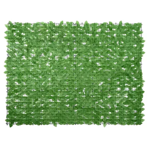  zöld leveles erkélyparaván 200 x 150 cm