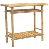  bambusz konzolasztal 90 x 37 x 75 cm