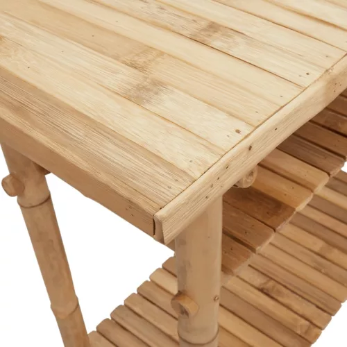  bambusz konzolasztal 90 x 37 x 75 cm