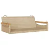  bézs polyrattan hintapad 109 x 62 x 40 cm