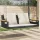 fekete polyrattan hintapad párnákkal 109 x 62 x 40 cm