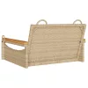  bézs polyrattan hintapad 63 x 62 x 40 cm