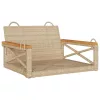  bézs polyrattan hintapad 63 x 62 x 40 cm
