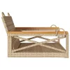  bézs polyrattan hintapad 63 x 62 x 40 cm