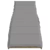  bézs polyrattan napozóágy párnával 55x199x50 cm