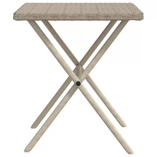  2 db világosszürke polyrattan napozóágy asztallal