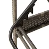  szürke napozóágy párnával 63 x 200 x 81 cm polyrattan (csak az USA-ban)