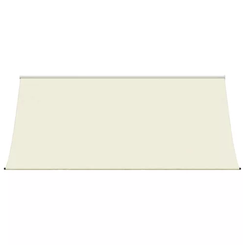  krémszínű szövet és acél feltekerhető napellenző 300 x 150 cm