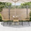  2 db barna polyrattan kerti szék