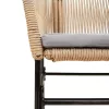  2 db barna polyrattan kerti szék párnákkal