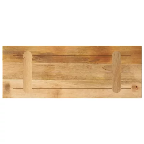  tömör nyers mangófa téglalap alakú asztallap 90x20x3,8 cm