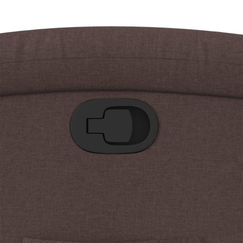  sötétbarna szövet dönthető fotel