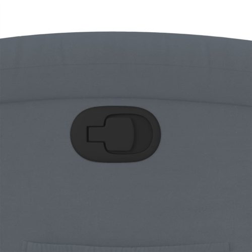  sötétszürke bársony dönthető fotel