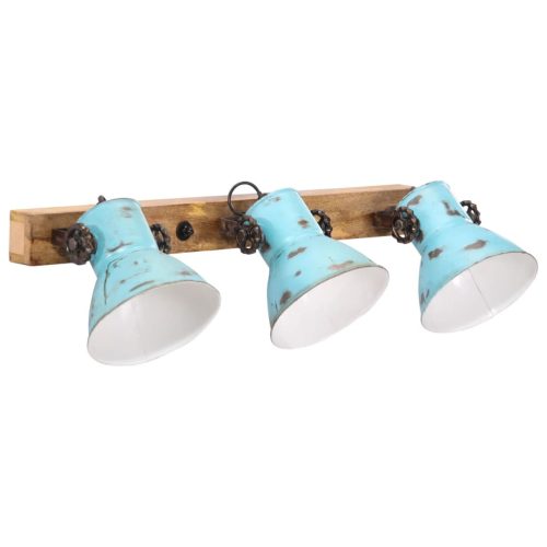  kopott kék fali lámpa 25 W 65 x 25 cm E27