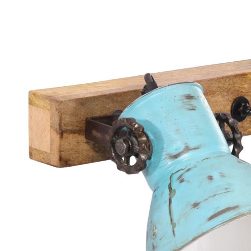  kopott kék fali lámpa 25 W 65 x 25 cm E27