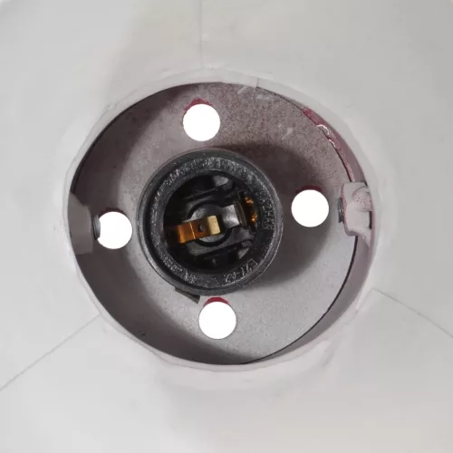  kopott piros fali lámpa 25 W 96x15x20 cm E27