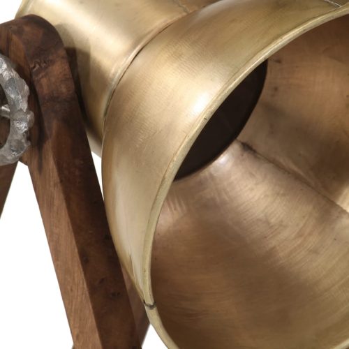  antik sárgaréz asztali lámpa 25 W 30x17x40 cm E27