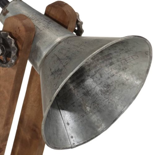  vintage ezüst asztali lámpa 25 W 23 x 13 x 52 cm E27