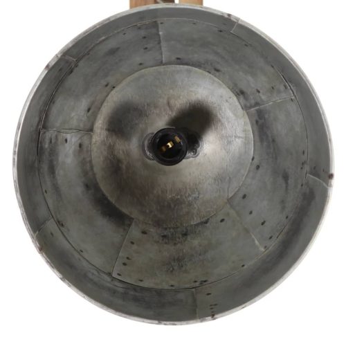  vintage ezüst mennyezeti lámpa 25 W 105 x 30 x 65-108 cm E27