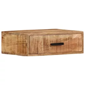    tömör mangófa falra szerelhető éjjeliszekrény 40x30x13,5 cm