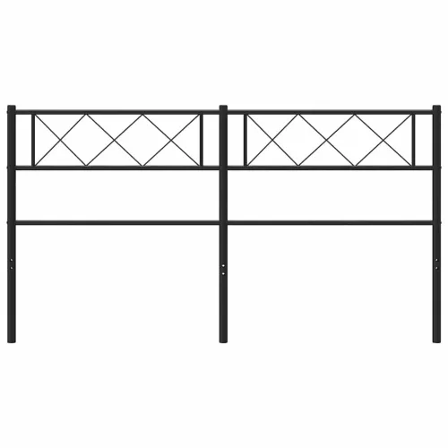  fekete fém csere fejtámla 135 cm