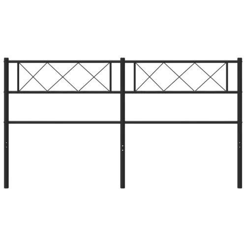  fekete fém csere fejtámla 150 cm