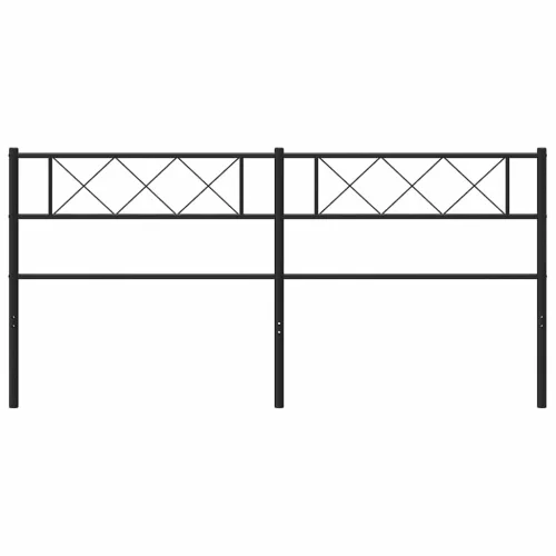  fekete fém csere fejtámla 180 cm