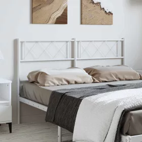  fehér fém csere fejtámla 135 cm
