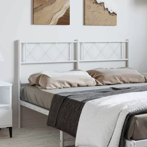  fehér fém csere fejtámla 135 cm