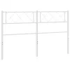  fehér fém csere fejtámla 135 cm