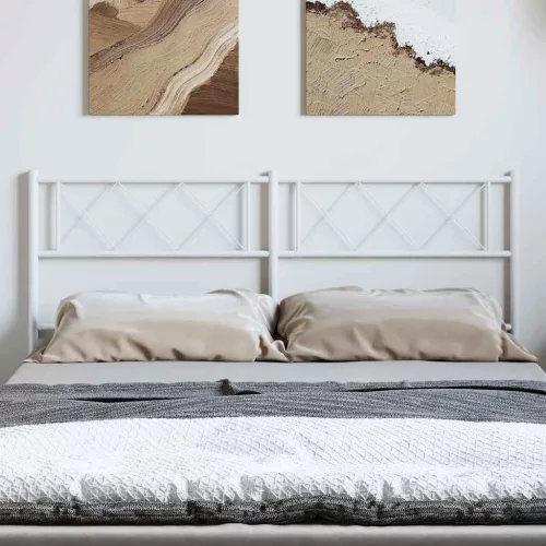  fehér fém csere fejtámla 135 cm