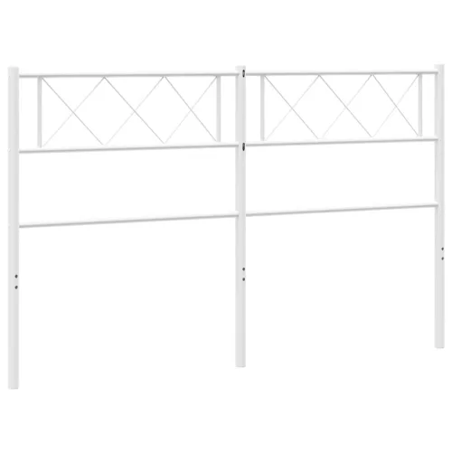  fehér fém csere fejtámla 135 cm