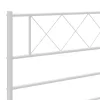  fehér fém csere fejtámla 135 cm
