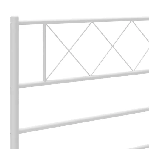  fehér fém csere fejtámla 135 cm