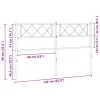  fehér fém csere fejtámla 135 cm
