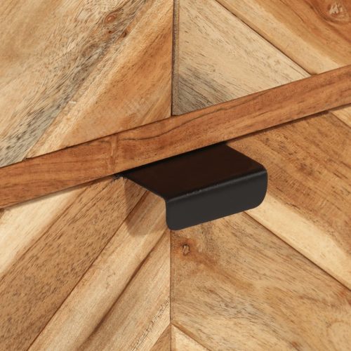  tömör akácfa fürdőszobaszekrény 40 x 30 x 100 cm