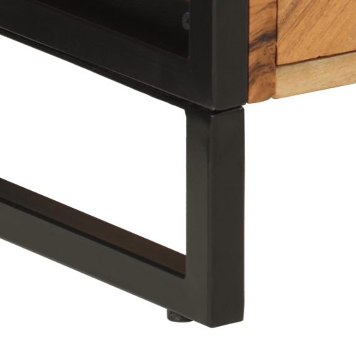  tömör akácfa fürdőszobaszekrény 55 x 35 x 60 cm