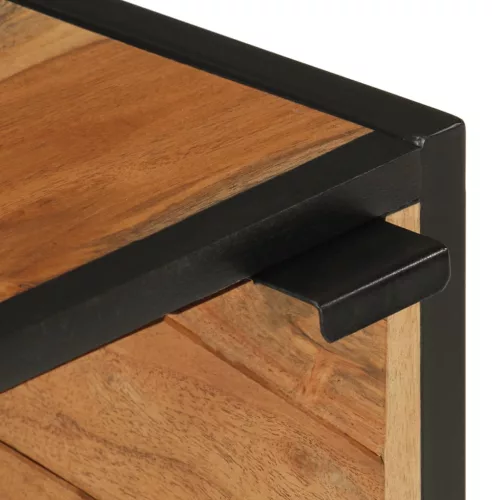  tömör akácfa fürdőszobaszekrény 40 x 30 x 60 cm