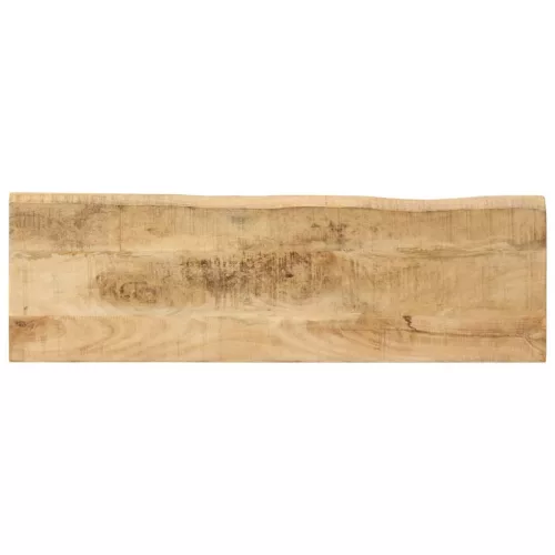  tömör mangófa konzolasztal természetes éllel 105 x 33 x 76 cm