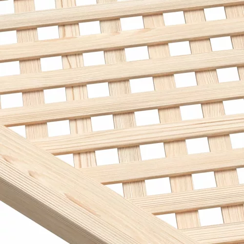  2 db tömör fenyőfa rácsos szekrényajtó 59,5x69 cm